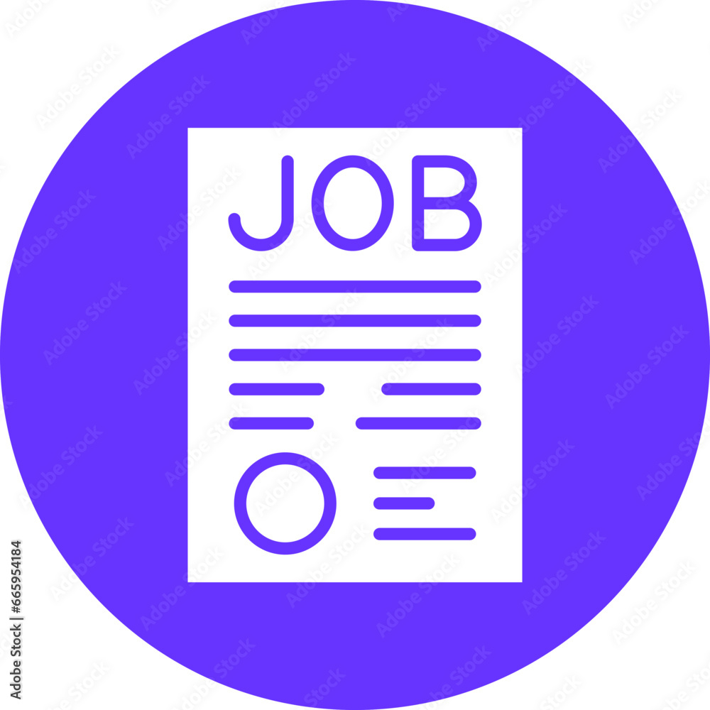 Vector Design Job Application Icon Style Vector Design Job Application Icon Style