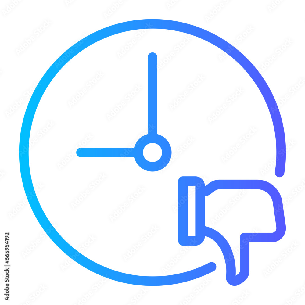 thumb down gradient icon thumb down gradient icon