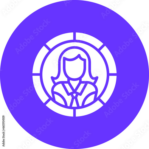 Vector Design Headhunting Icon Style