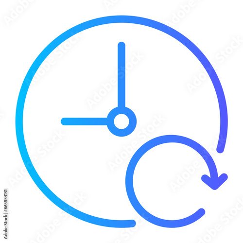 refresh gradient icon