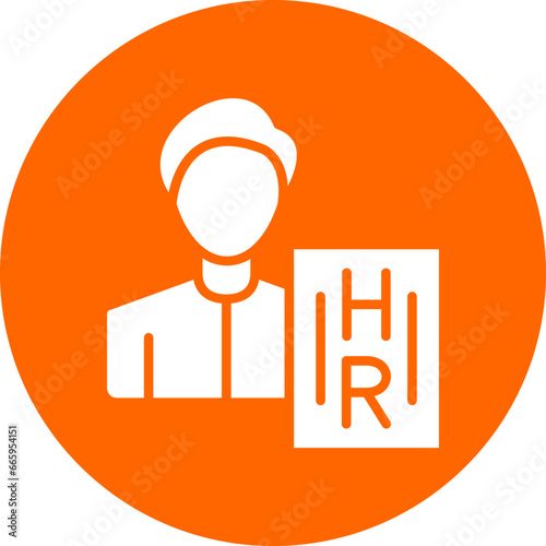 Vector Design Hiring Manager Icon Style