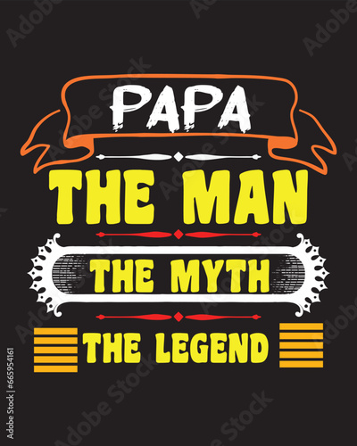 papa t shirt design