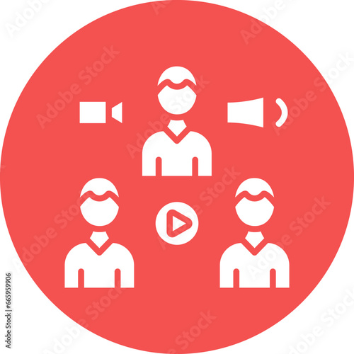 Social Media Audience Icon Style