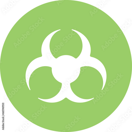 Biohazard Icon Style