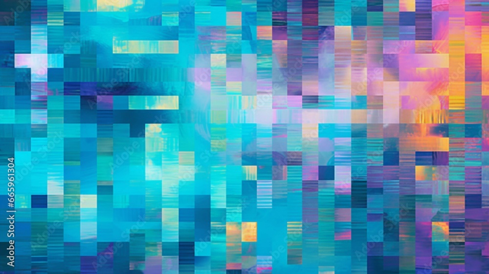 Vibrant, digital pixel glitch background/texture/mosaic/collage cyan Vibrant, digital pixel glitch background/texture/mosaic/collage cyan