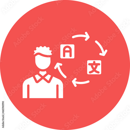 Freelance Translator Icon Style