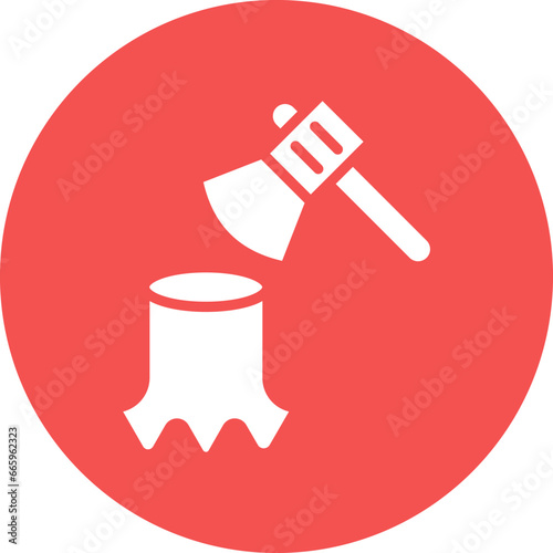 Deforestation Icon Style