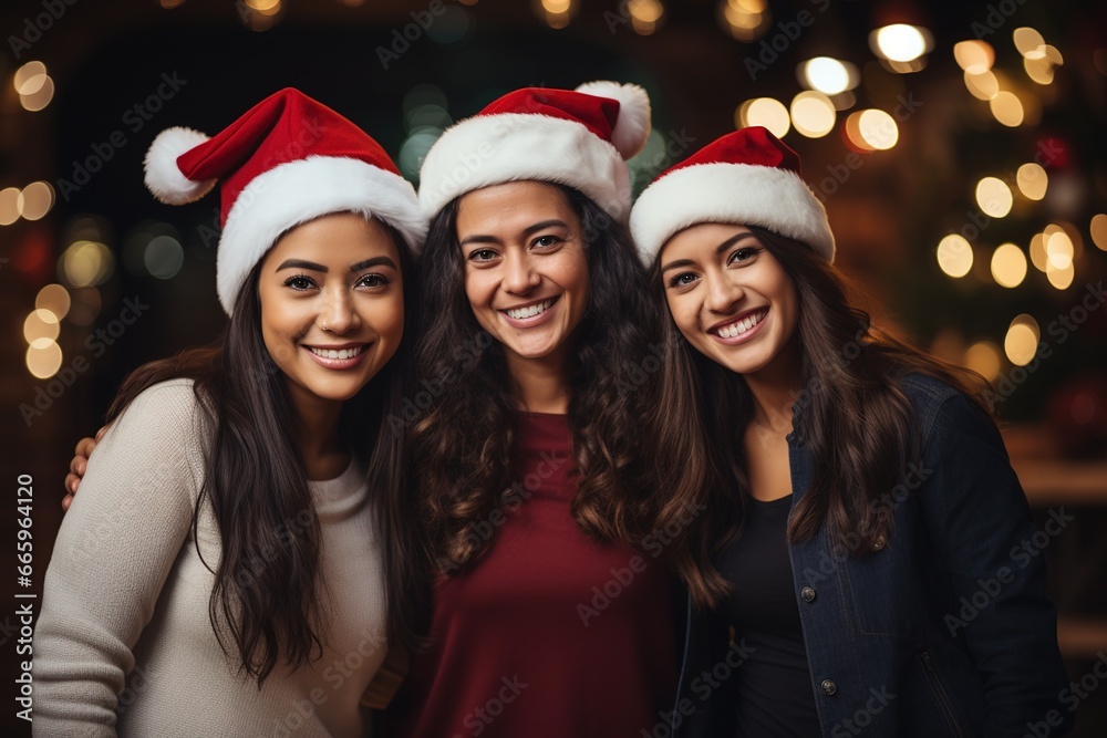 Christmas Festival, people of various nationalities showing happy expressions, Christ Festival, generative ai Christmas Festival, people of various nationalities showing happy expressions, Christ Festival, generative ai