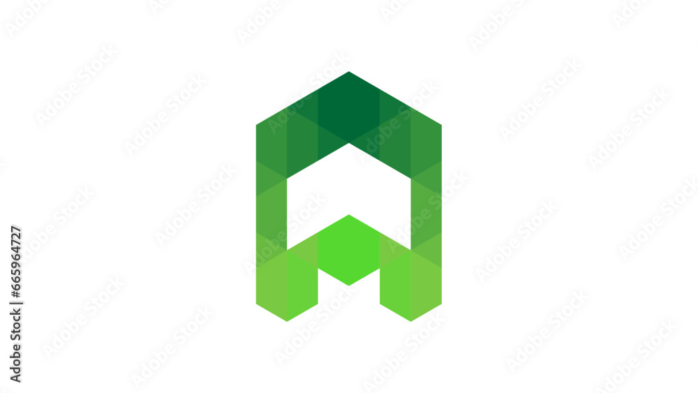 A green A green