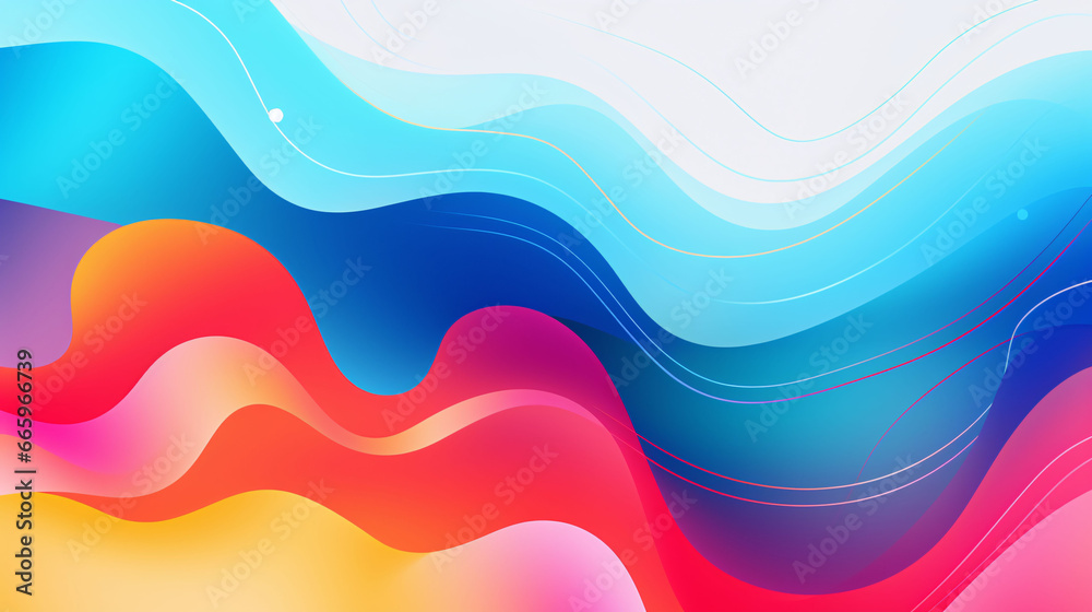 colorful wallpaper wavy background generative ai colorful wallpaper wavy background generative ai