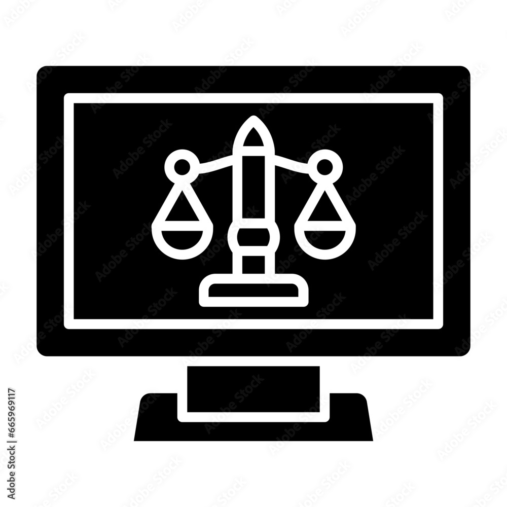 Online Court Icon Online Court Icon