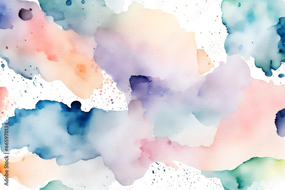 Obraz premium watercolor hand painted background