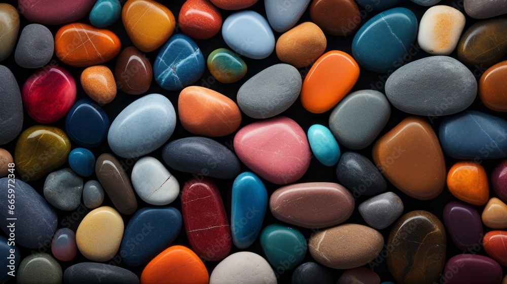 Colorful painted stones backdrop Colorful painted stones backdrop