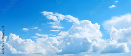 Blue Sky and White Clouds