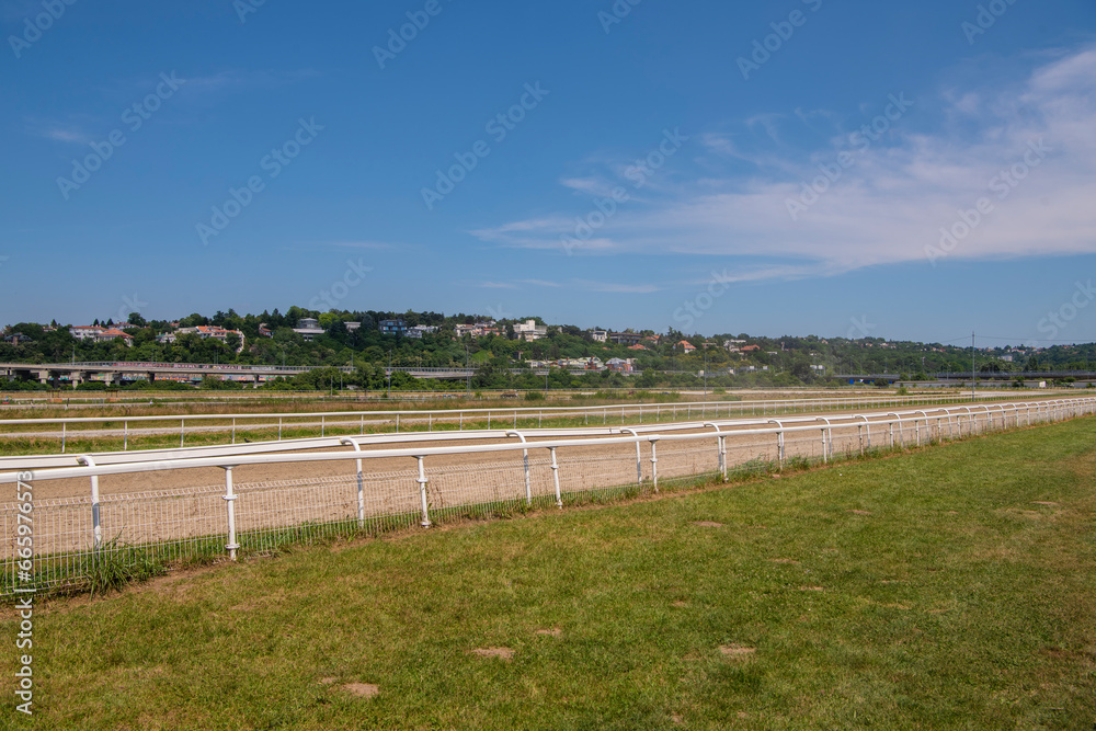 Horse race track in Belgrade