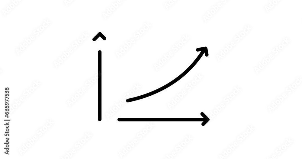 growth chart animated outline icon with alpha channel. growth chart 4k video animation for web, mobile and ui design growth chart animated outline icon with alpha channel. growth chart 4k video animation for web, mobile and ui design