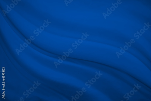 Smooth wave Blue cloth for abstract background.