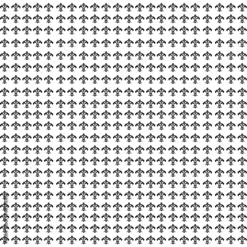 Black and white elements. Fleur de Lys | Ornamental design elements. Fleur de lis vector bundle	
