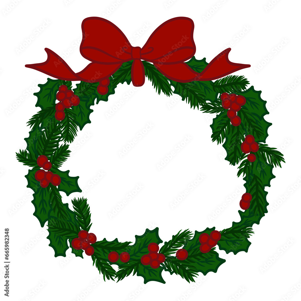 Holly Berries Christmas Wreath Holly Berries Christmas Wreath