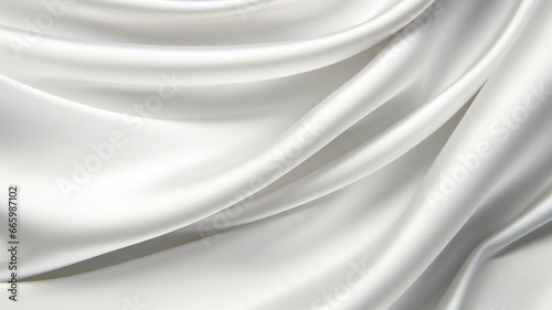 White silk material texture background