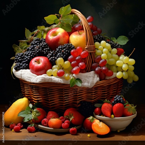 fresh fruit basket  