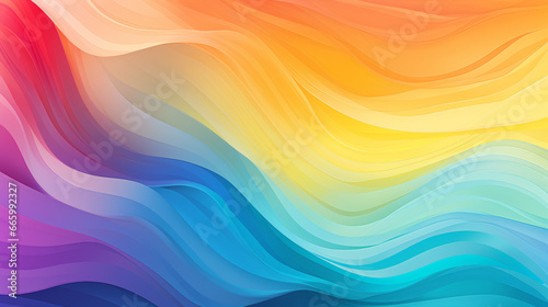 A LGBTQ+ colorful wave background © Andreas