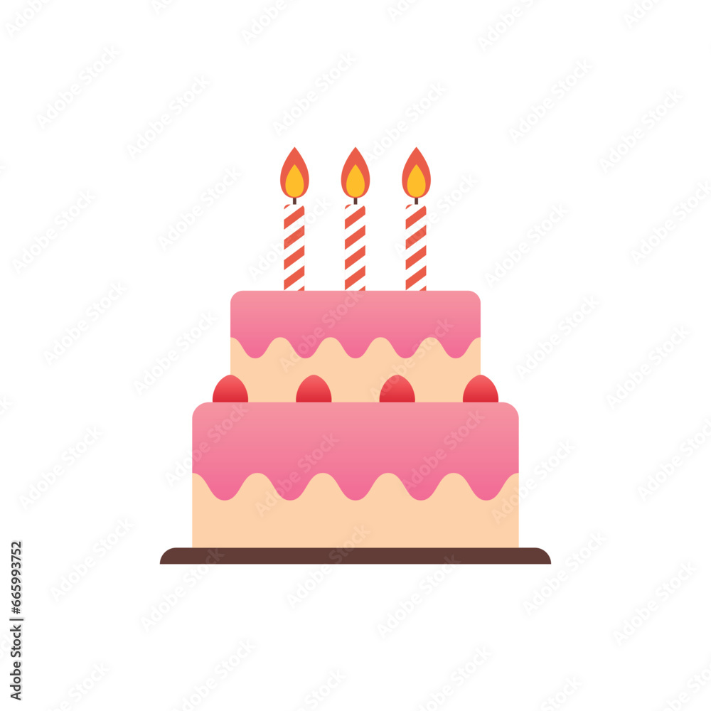 Sweet food icon in flat style. Birthday cake vector illustration on isolated background. Cupcake sign business concept. Sweet food icon in flat style. Birthday cake vector illustration on isolated background. Cupcake sign business concept.