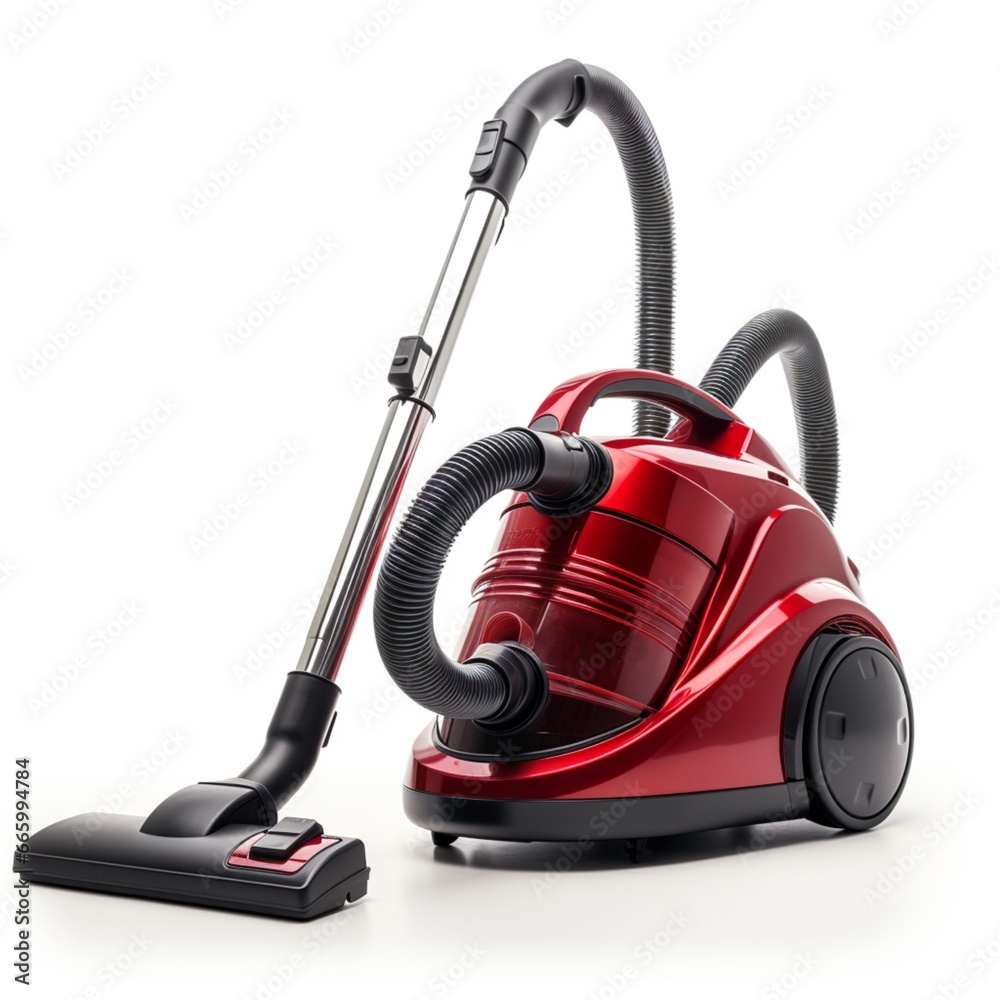 vacuum cleaner isolated on white background  generated by AI