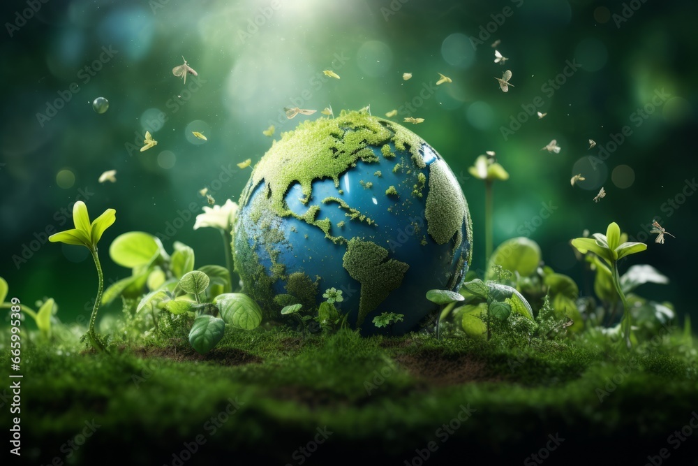 Earth day symbolizes the global effort to protect the environment conservation