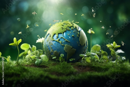 Earth day symbolizes the global effort to protect the environment conservation