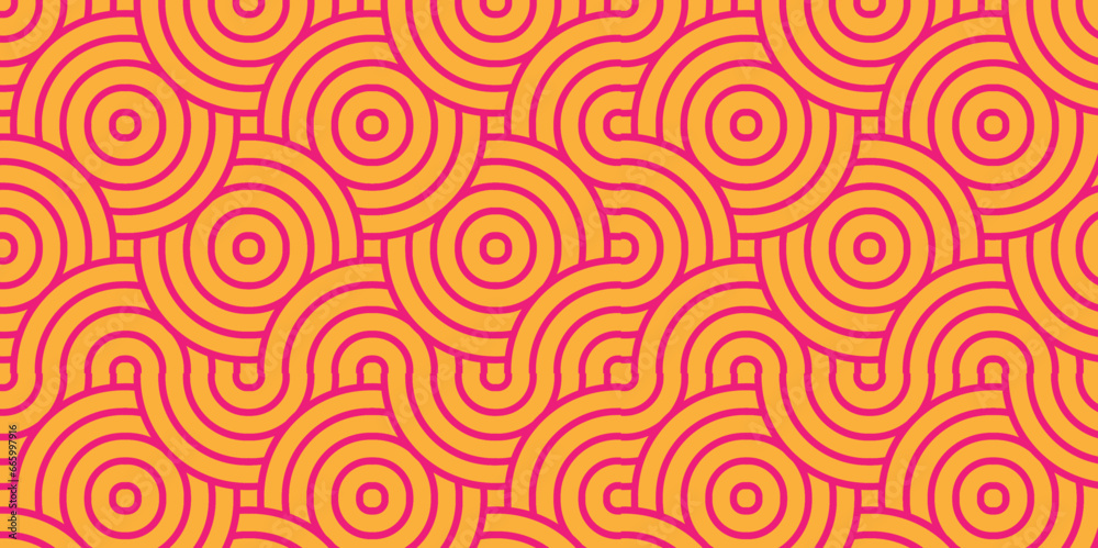 Abstract Pattern wave lines brown spirals red scripts background. seamless scripts geomatics overlapping create retro line backdrop pattern background. Overlapping Pattern with Transform Effect. Abstract Pattern wave lines brown spirals red scripts background. seamless scripts geomatics overlapping create retro line backdrop pattern background. Overlapping Pattern with Transform Effect.