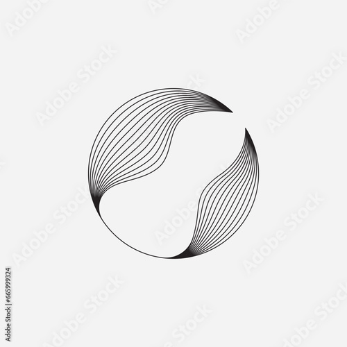 Nature leaf logo design illustration vector template
