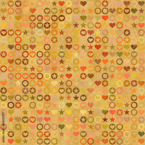 Fototapeta Naklejka Na Ścianę i Meble -  Colorful geometric pattern with bright circles, high resolution, Seamless background