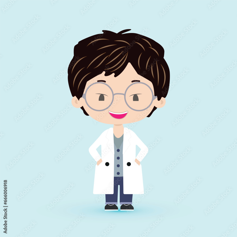 Japanes doctor or nurse character