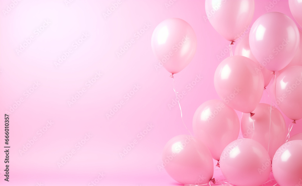 Women's Day Celebration Concept on pink pastel background.