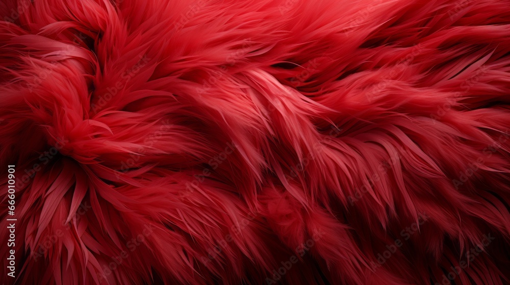 The fiery passion of a crimson pelt ignites the imagination, a wild and untamed force of nature The fiery passion of a crimson pelt ignites the imagination, a wild and untamed force of nature