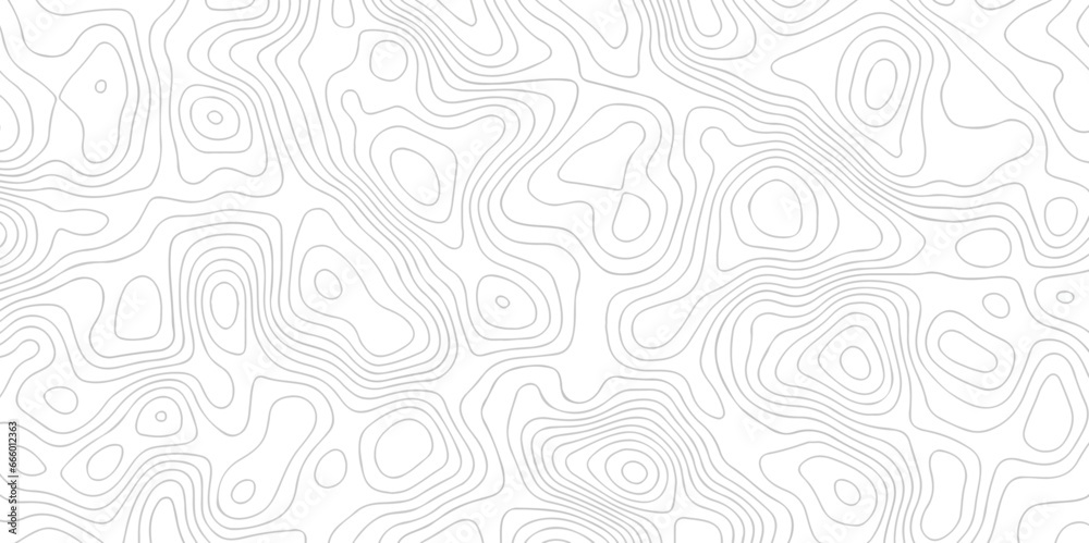 Abstract pattern with lines. Abstract sea map geographic contour map and topographic contours map background. Abstract white pattern topography vector background. Topographic line map background.
