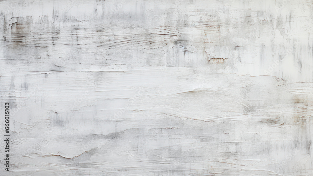 Obraz premium Close-Up of Painted White Wood Wall - Minimalism