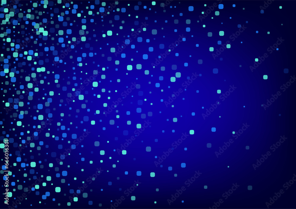 Blue Rhombus Abstract Blue Vector Background.