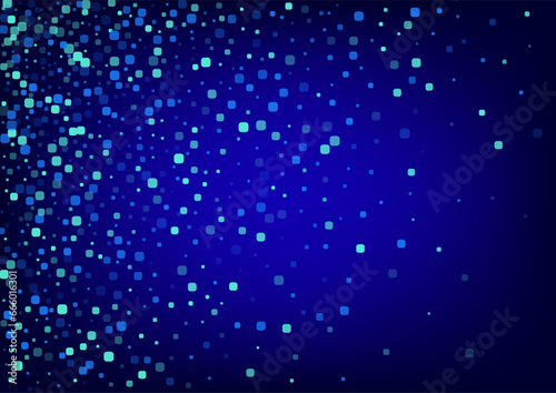 Blue Rhombus Abstract Blue Vector Background.