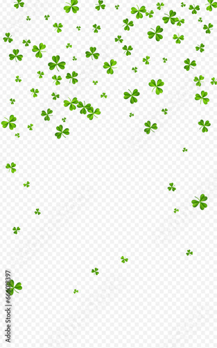 Green Clover Minimal Vector Transparent