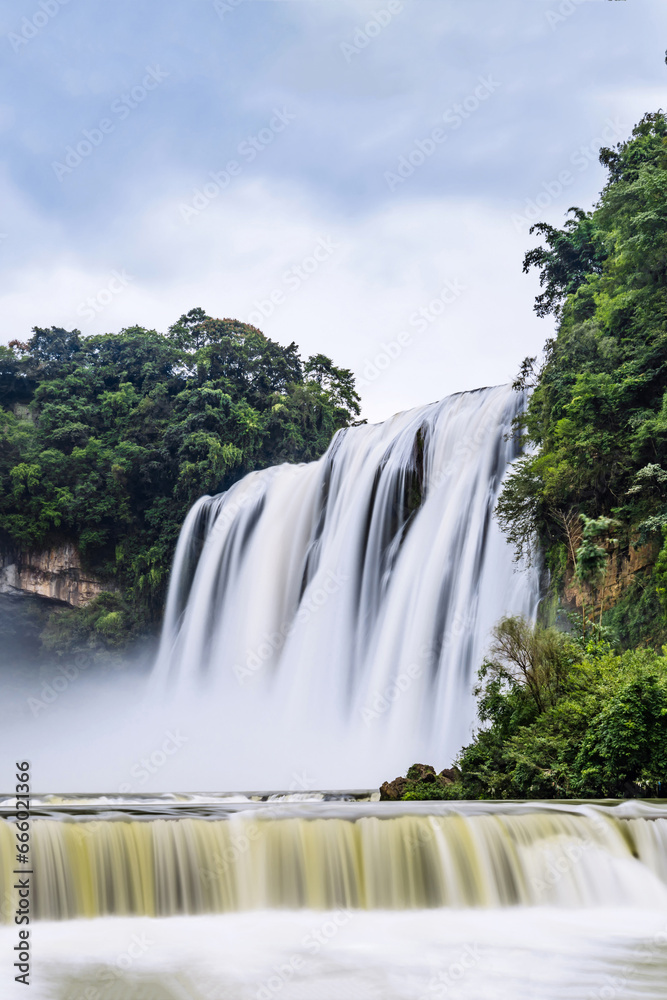 Scenery of Huangguoshu Waterfall in Guizhou, China