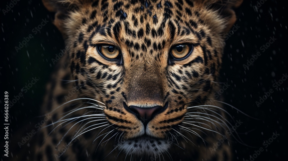 leopard national Geografic award winning photography.Generative AI