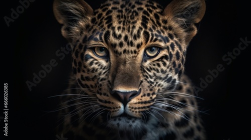 leopard national Geografic award winning photography.Generative AI © shuvodesign