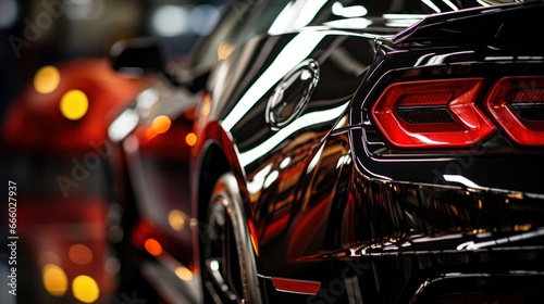 Cars shine with meticulous attention to detail  representing the precision of car detailing and customization