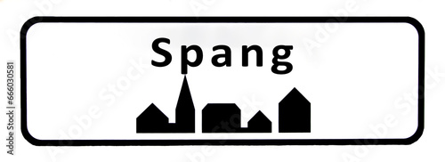 City sign of Spang - Spang Byskilt photo