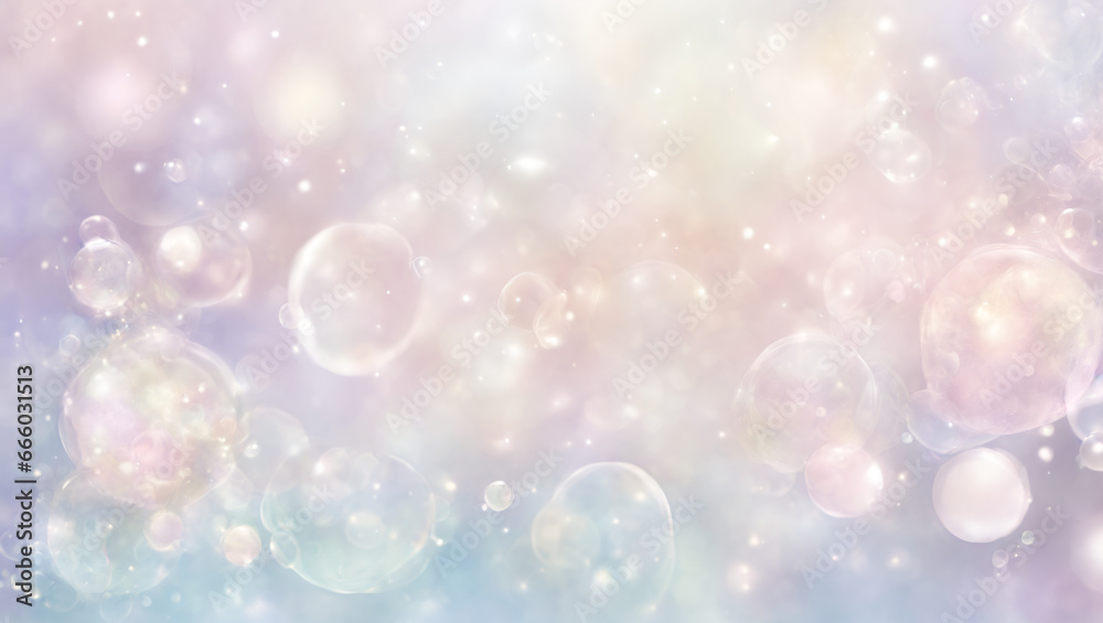 A mesmerizing and dreamy blend of soft ethereal blur, set against a backdrop of light purple, adorned with whimsical bubbles, a delicate watercolor effect, and subtle bokeh elements. A mesmerizing and dreamy blend of soft ethereal blur, set against a backdrop of light purple, adorned with whimsical bubbles, a delicate watercolor effect, and subtle bokeh elements.