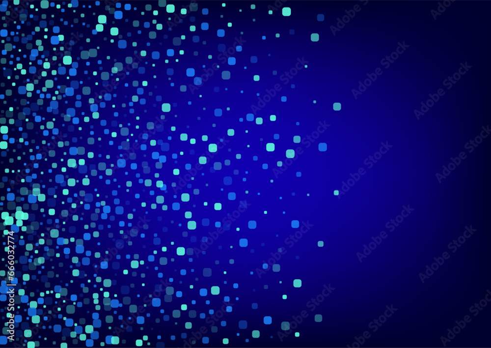 Turquoise Confetti Independence Blue Vector