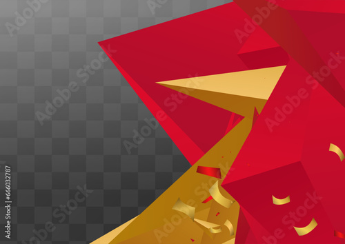 Burgundy Pyramid Minimal Vector Transparent