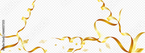 Gold Star Celebration Vector Panoramic